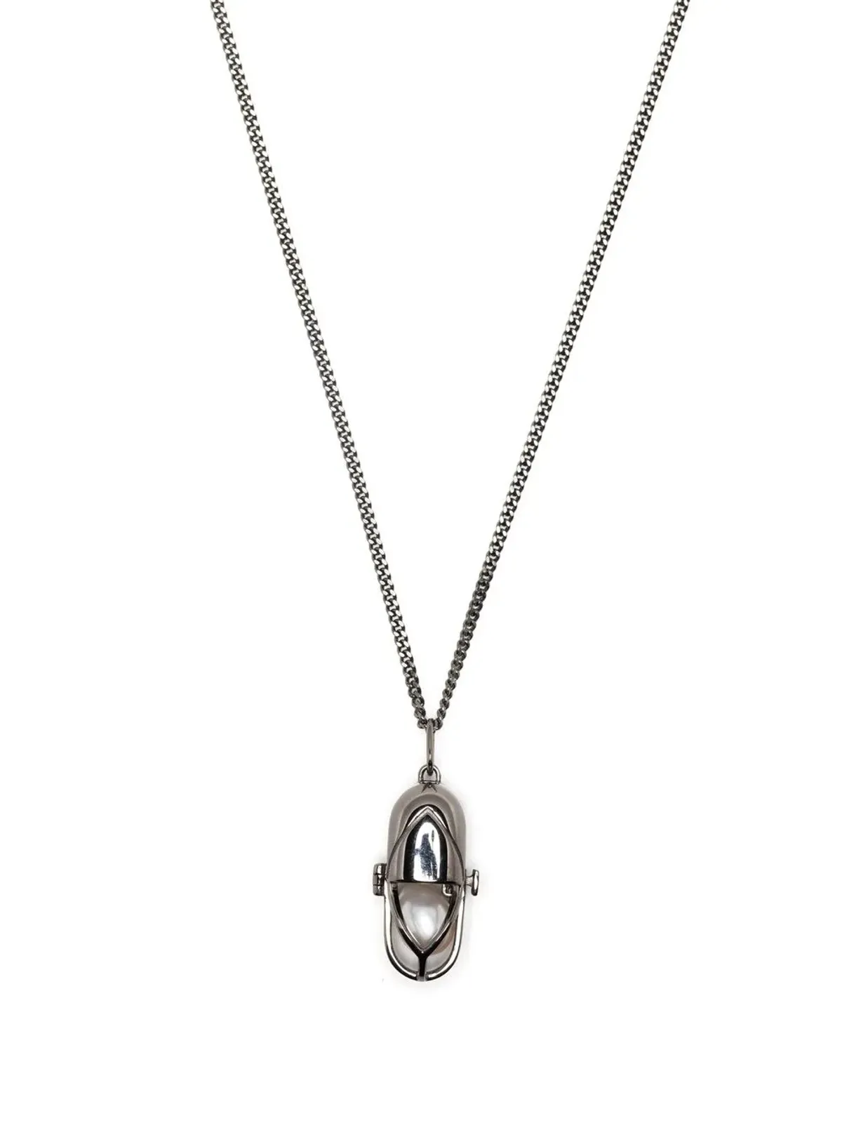 Capsule Eleven Capsule Pearl ペンダントネックレス - Silver - 画像1