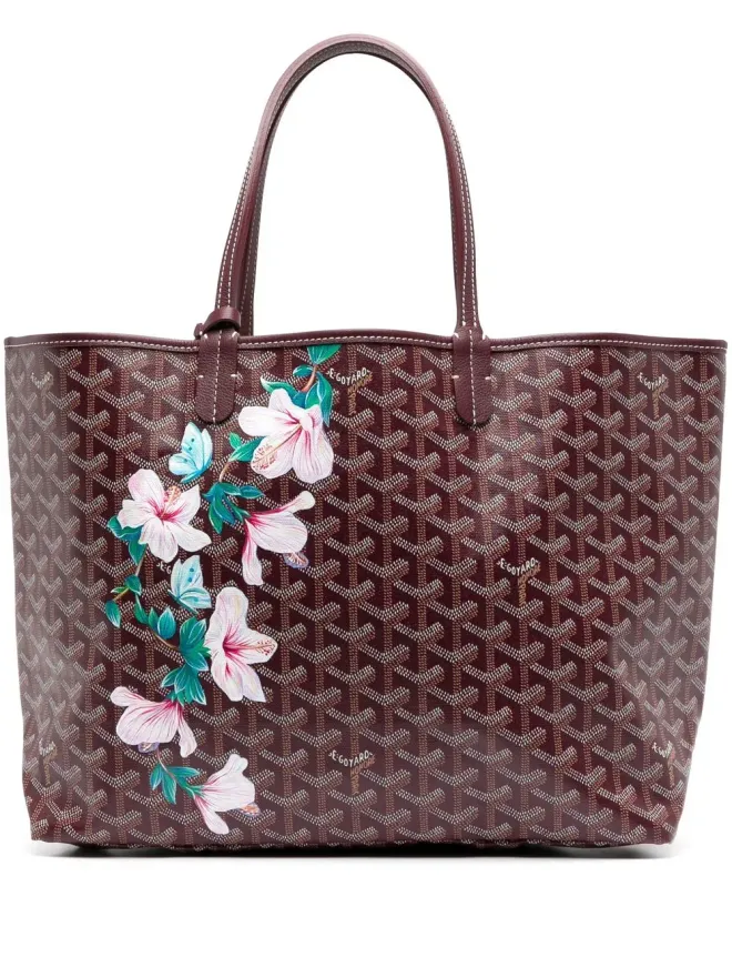 Goyard Pre-Owned Goyard Pre-Owned ビンテージ カスタム花柄 St. Louis トートの商品画像