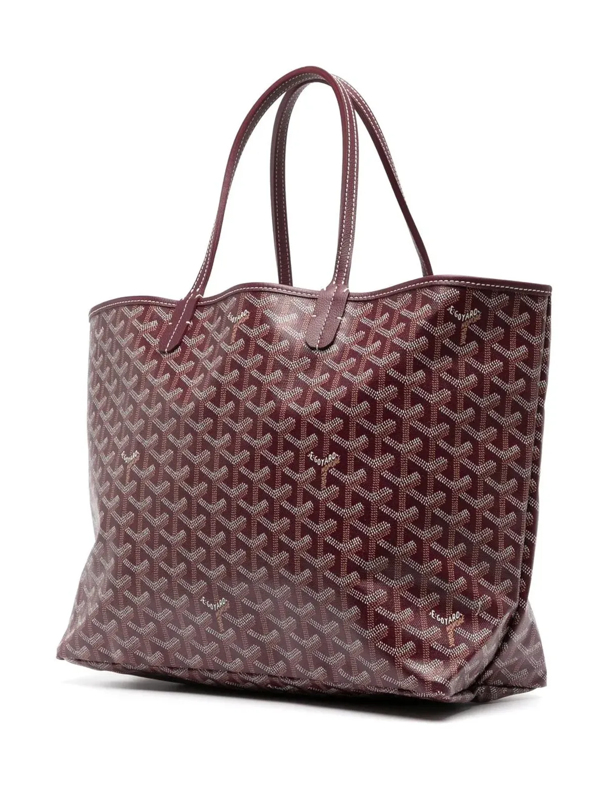 Goyard Pre-Owned ビンテージ カスタム花柄 St. Louis トート - 画像3