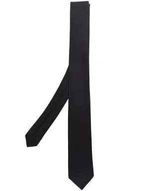 Saint Laurent テクスチャードシルクタイ ブラック - サムネイル1