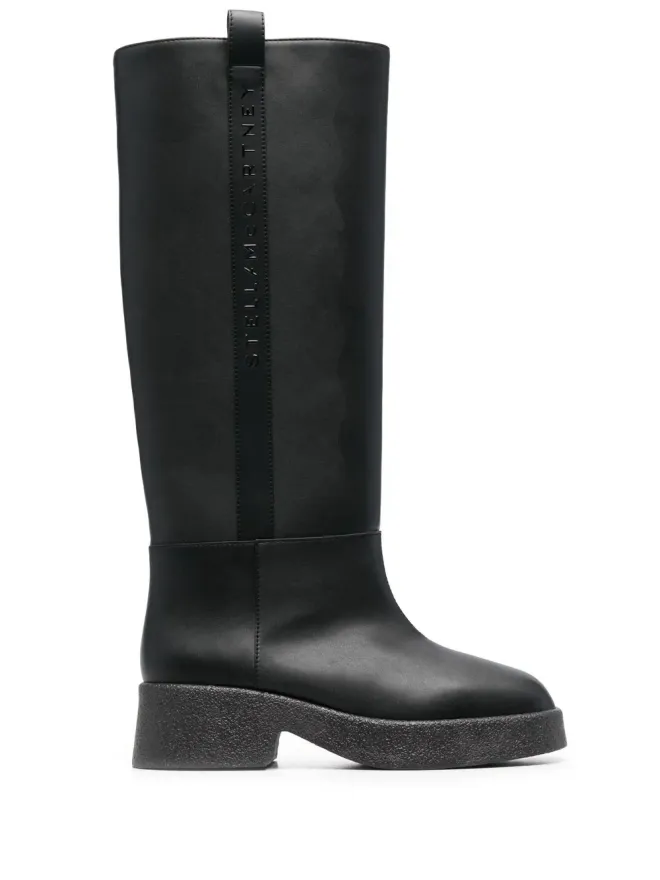 Stella McCartney Stella McCartney ロゴディテール チャンキーブーツの商品画像