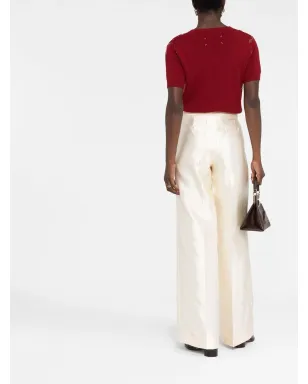 Maison Margiela ストレートレッグ シルクパンツ - サムネイル4