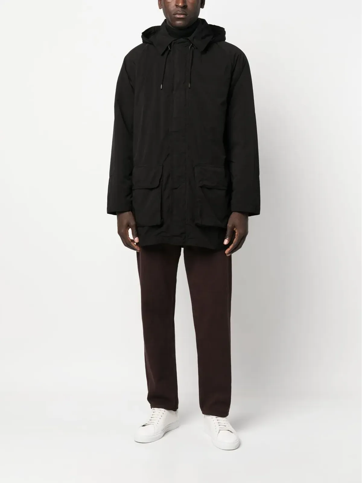 ASPESI Longshore double-layered parka - Black - 画像2