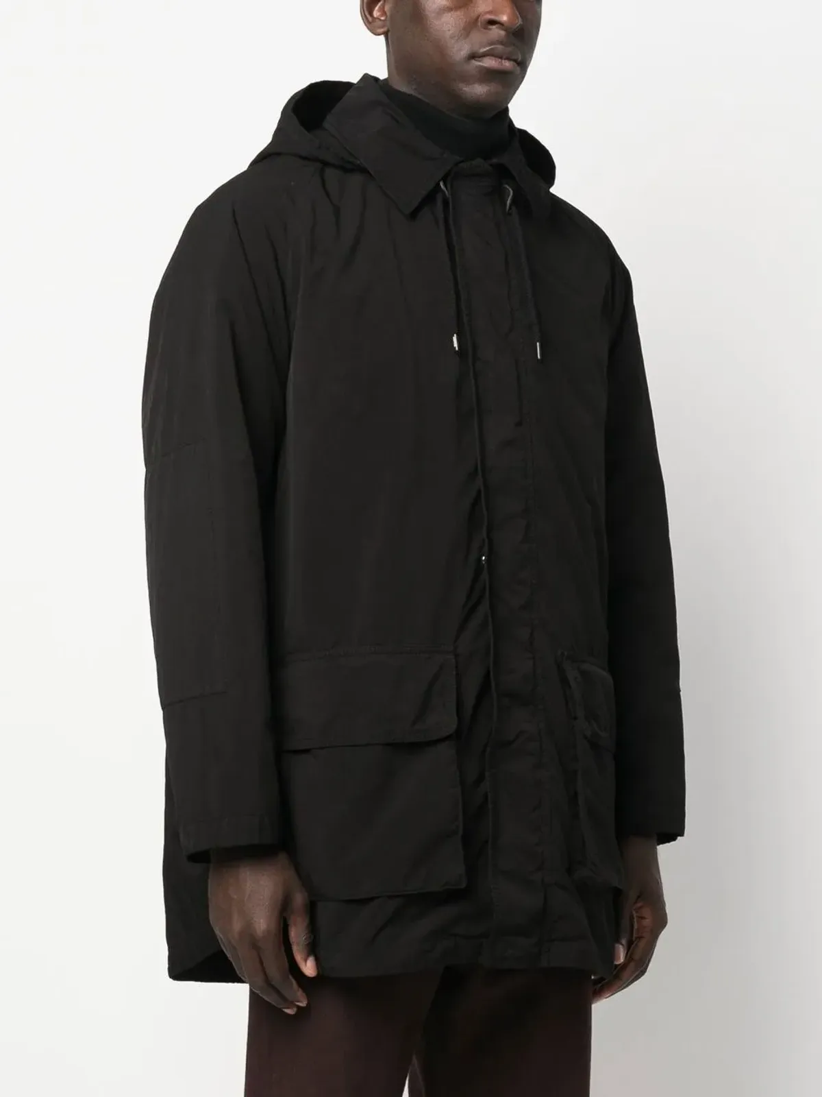 ASPESI Longshore double-layered parka - Black - 画像3