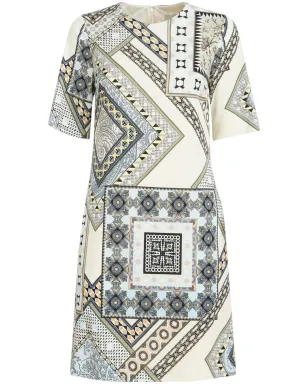ETRO パッチワークプリント シフトドレス - サムネイル1