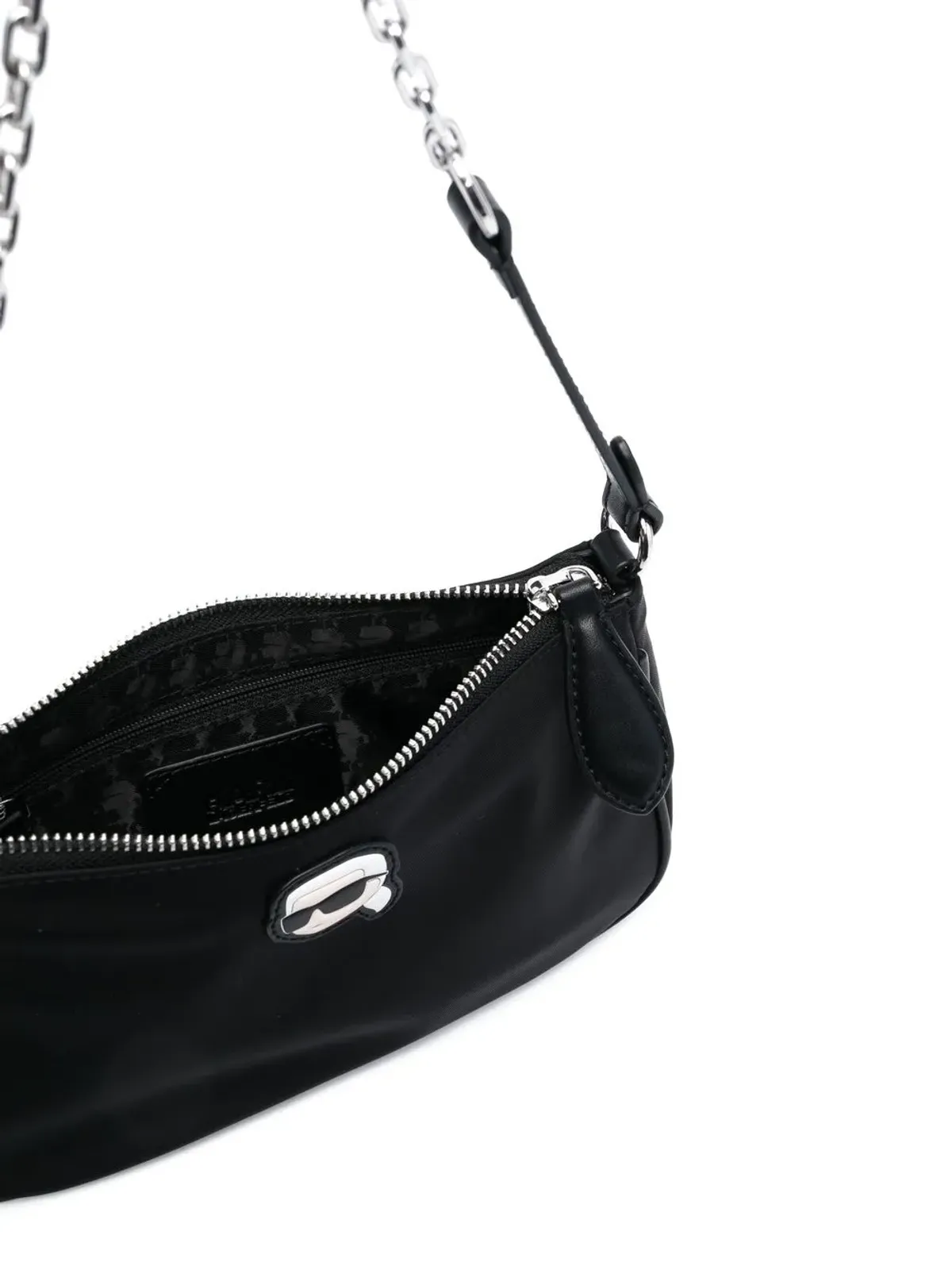 Karl Lagerfeld Ikon アップリケディテール ショルダーバッグ - 画像5
