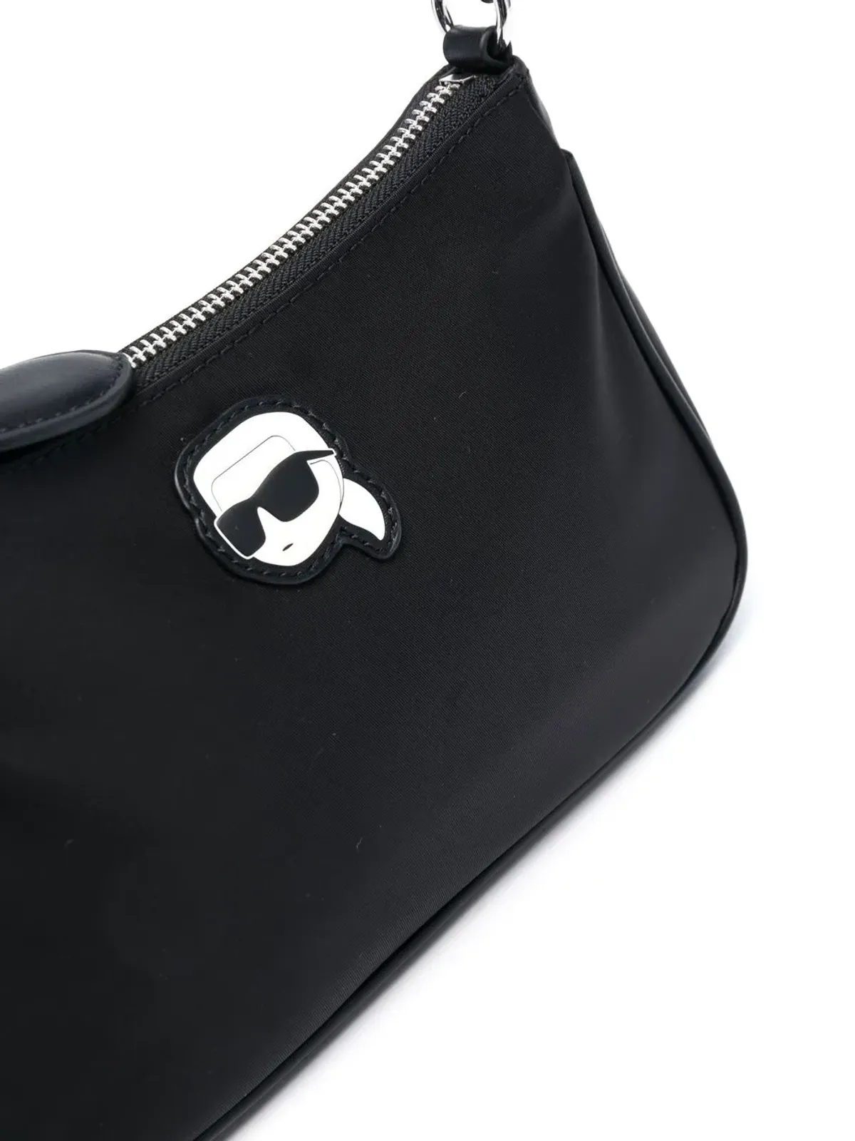 Karl Lagerfeld Ikon アップリケディテール ショルダーバッグ - 画像4