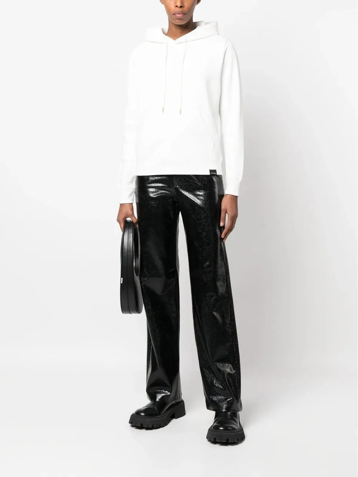 Courrèges オーガニックコットン フード付きパーカー - 画像2