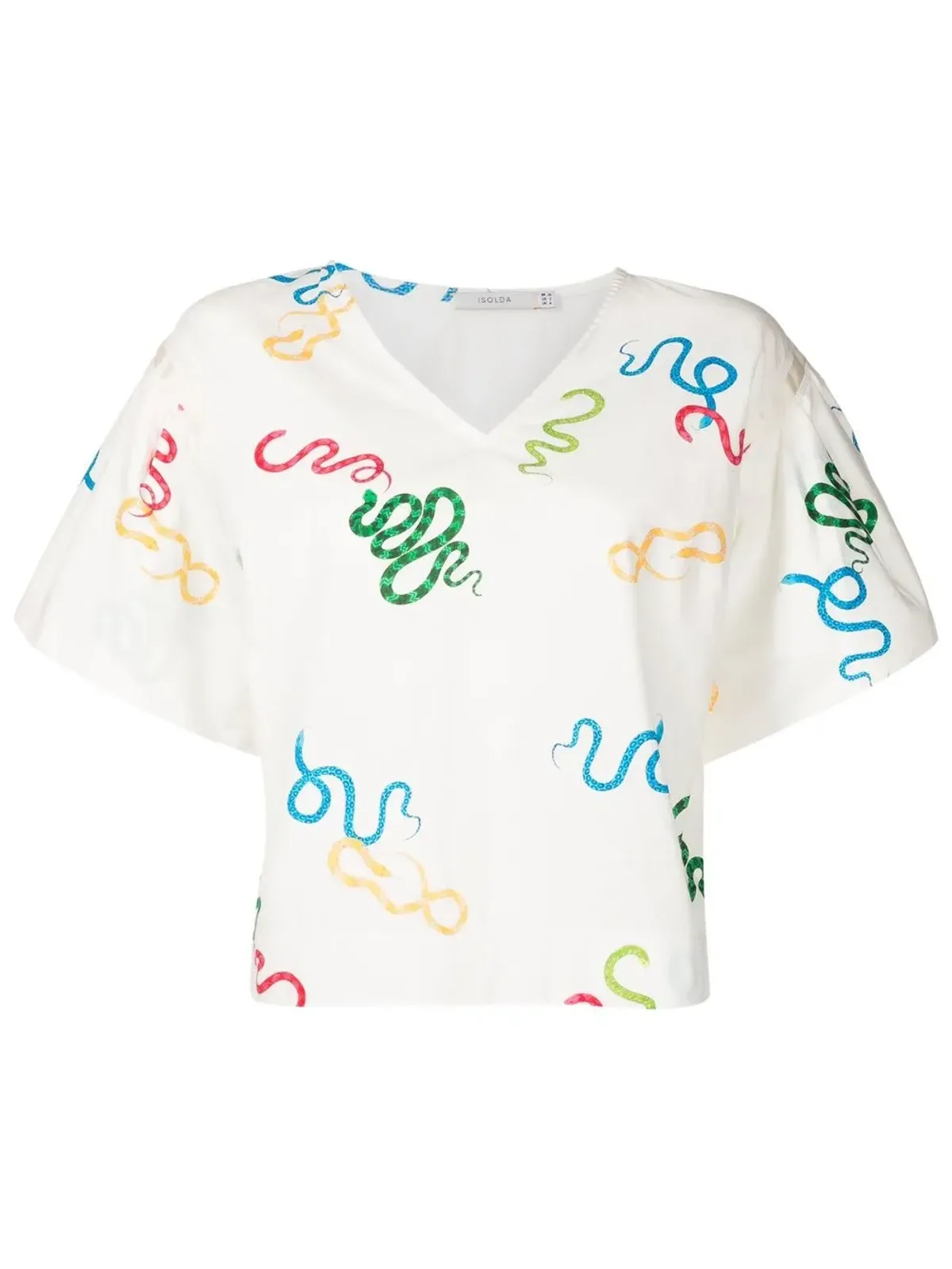 Isolda ソフィア モチーフプリント Tシャツ - 画像1