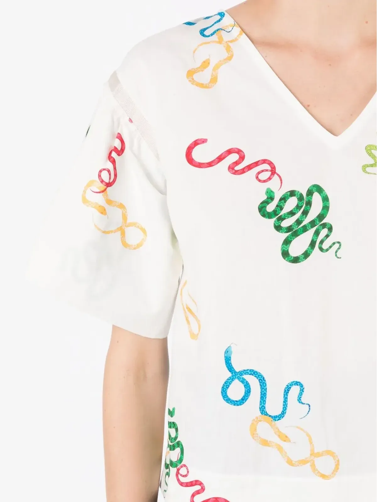 Isolda ソフィア モチーフプリント Tシャツ - 画像5