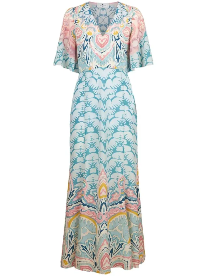 ETRO ETRO ペイズリーパターン マキシドレスの商品画像