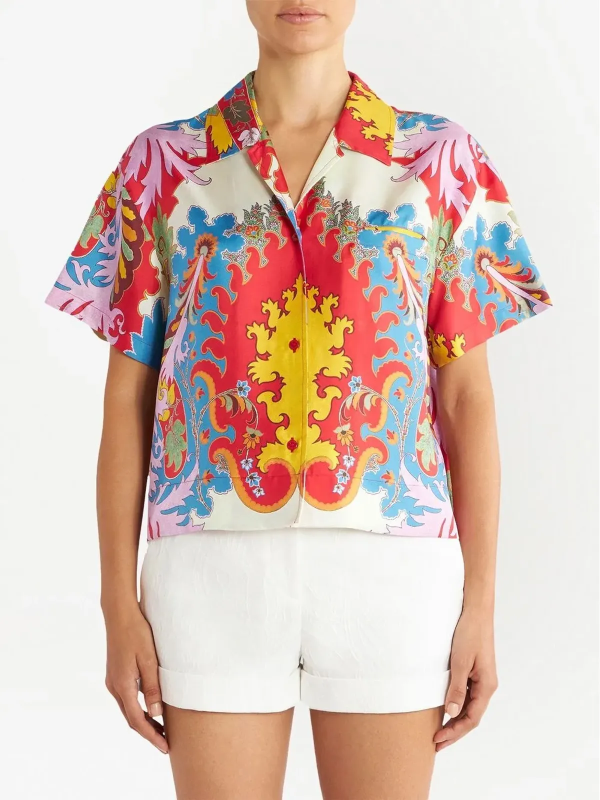 ETRO グラフィックプリント半袖Tシャツ - 画像2