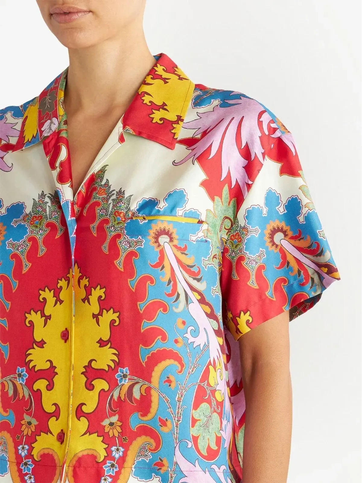 ETRO グラフィックプリント半袖Tシャツ - 画像4