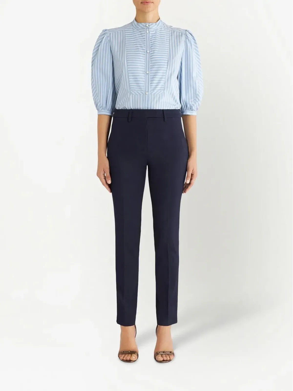 ETRO テーラード テーパードパンツ - ブルー - 画像2