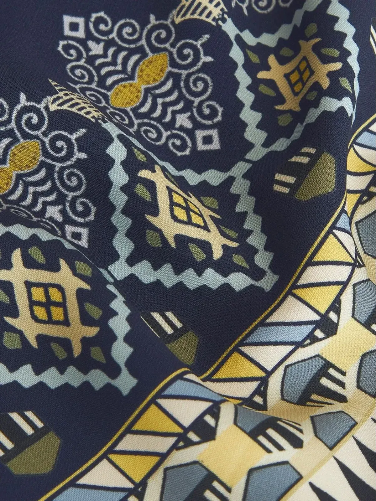 ETRO 刺繍デザインの半袖ドレス - 画像5