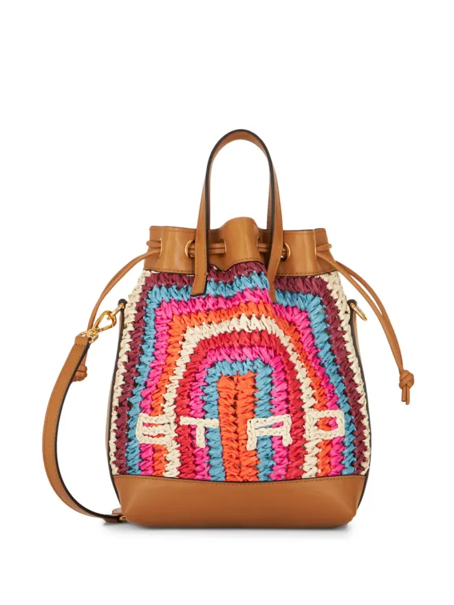 ETRO ETRO クロシェ ロゴディテール トートバッグ - Brownの商品画像