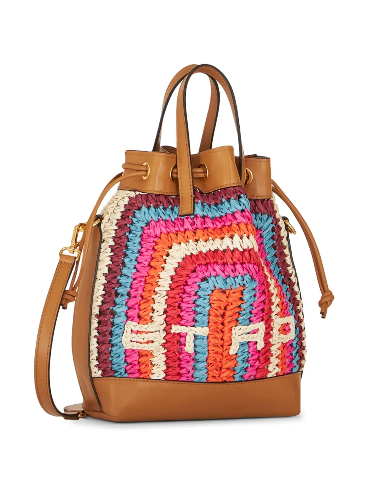ETRO クロシェ ロゴディテール トートバッグ - Brown - 画像3