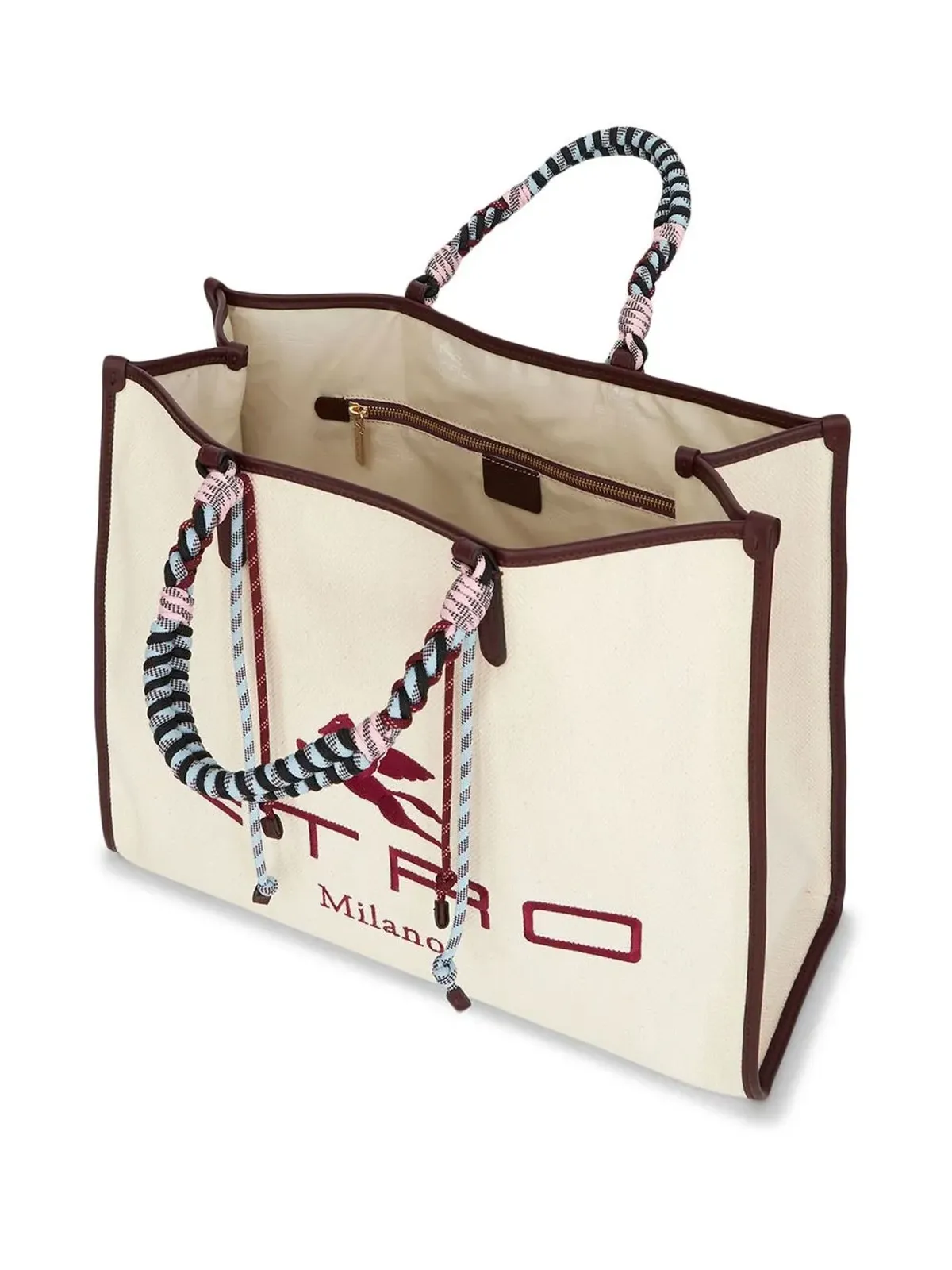 ETRO ロゴ刺繍トートバッグ - 画像5