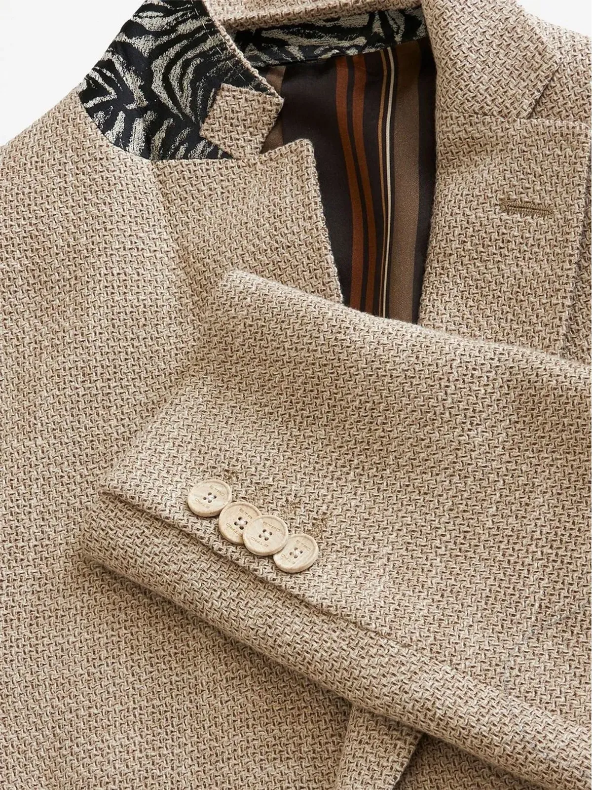 ETRO シングルブレスト テーラードブレザー - 画像3