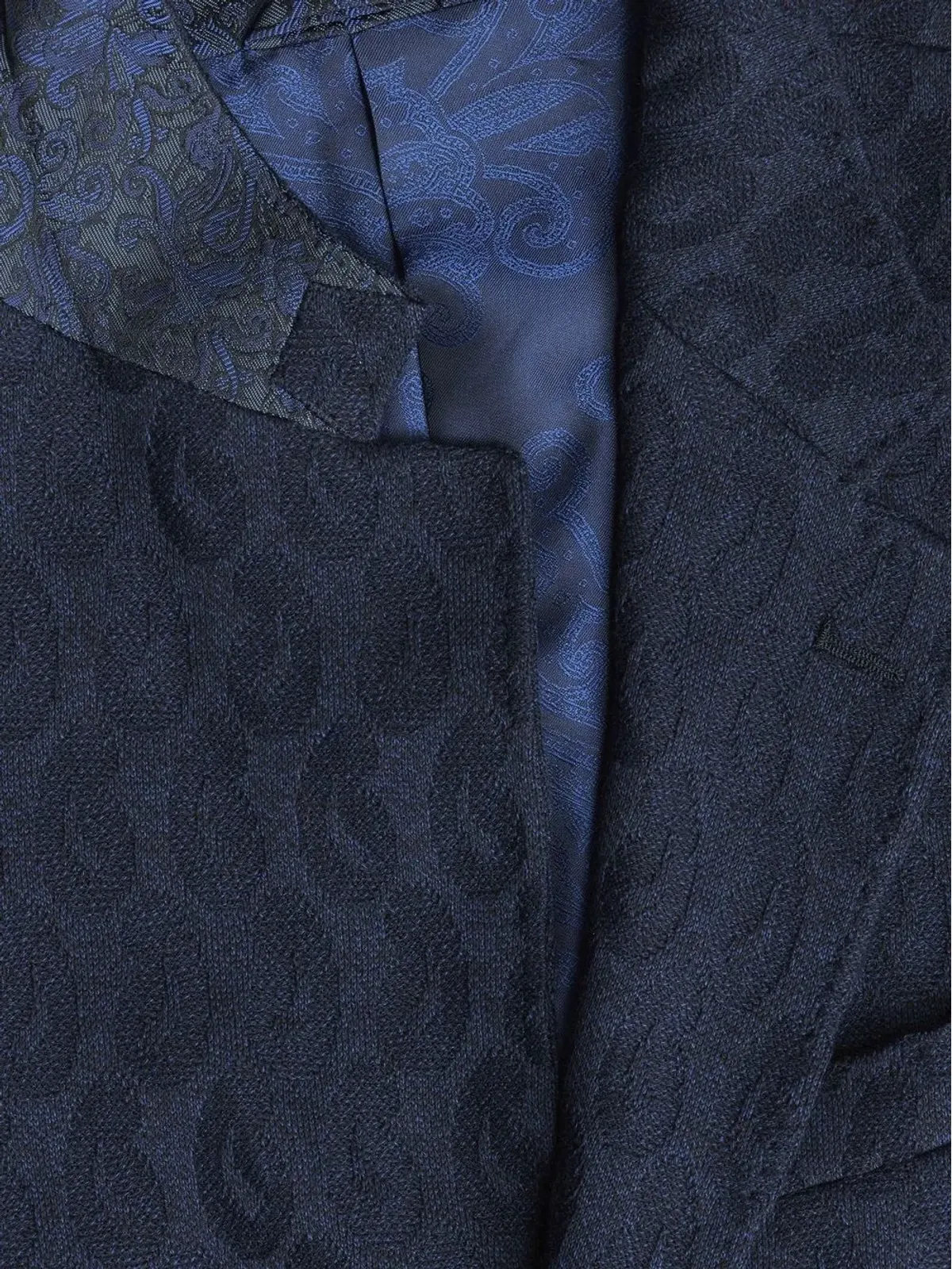 ETRO ペイズリージャカード シングルブレスト ブレザー - 画像4