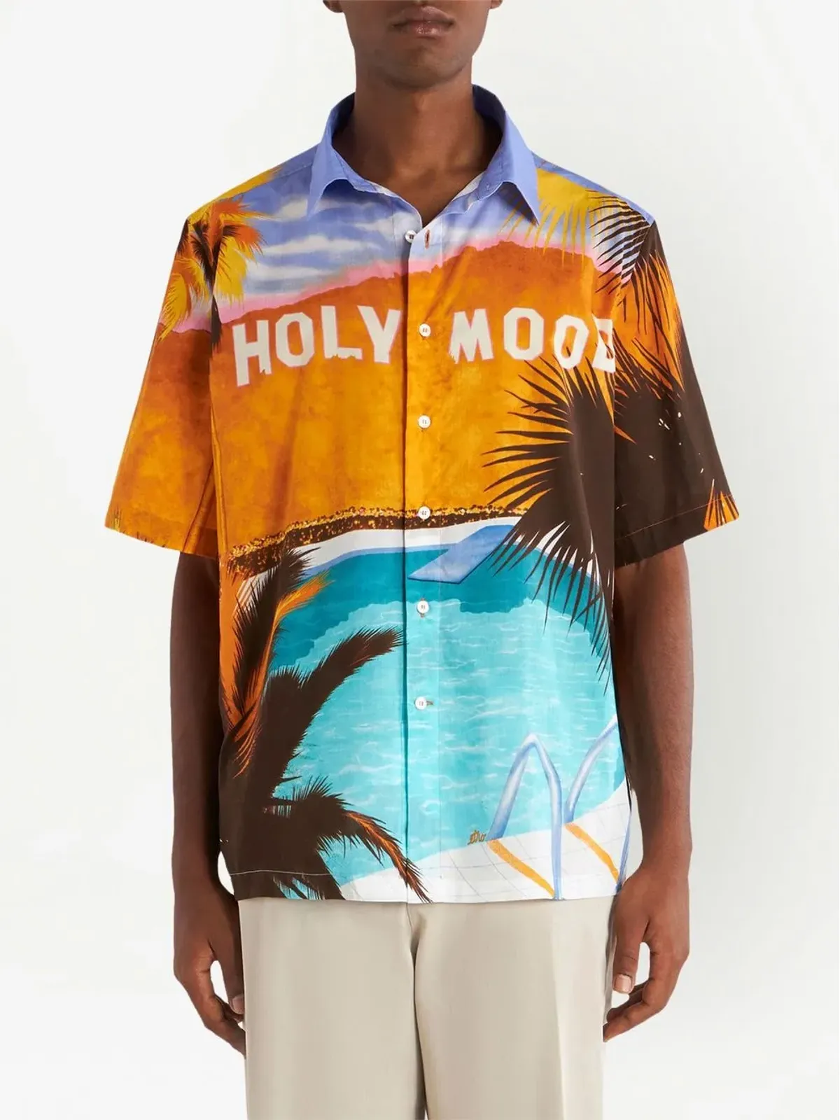 ETRO グラフィックプリント半袖シャツ - オレンジ - 画像2
