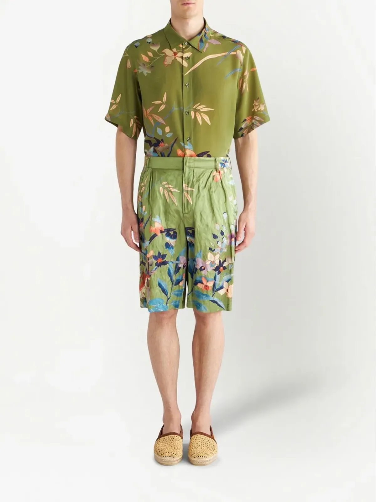 ETRO 花柄プリントデッキショーツ - 画像2