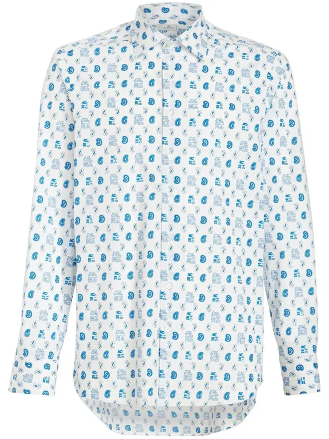 ETRO ETRO パターン柄ボタンアップシャツの商品画像