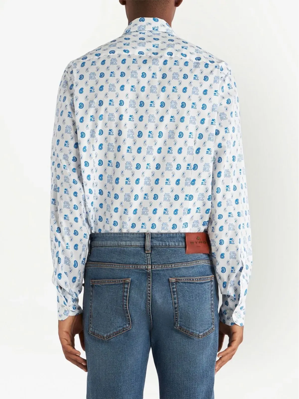 ETRO パターン柄ボタンアップシャツ - 画像3