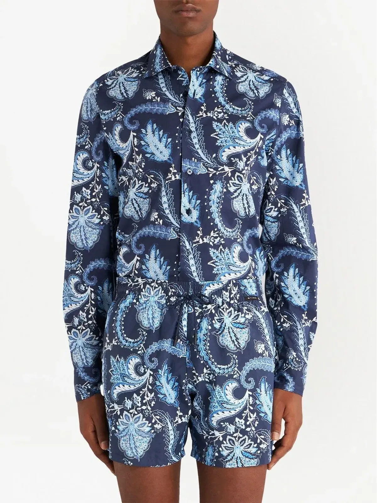 ETRO ペイズリープリント長袖シャツ - 画像2