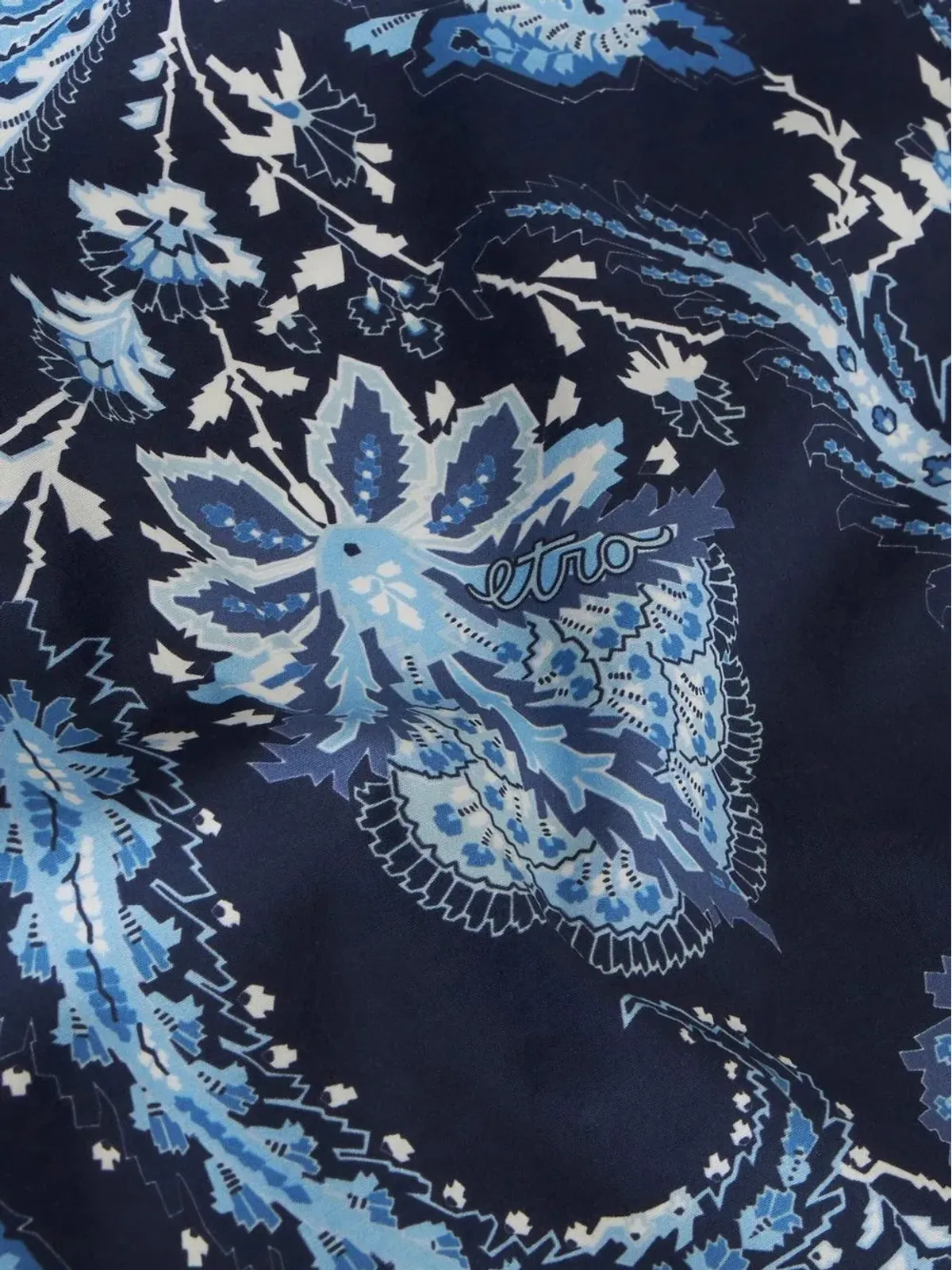 ETRO ペイズリープリント長袖シャツ - 画像4