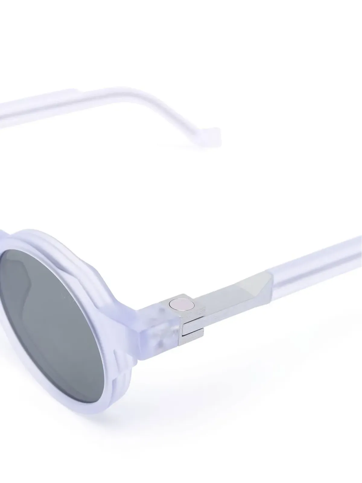 VAVA Eyewear 透明な丸型フレーム サングラス - グレー - 画像3