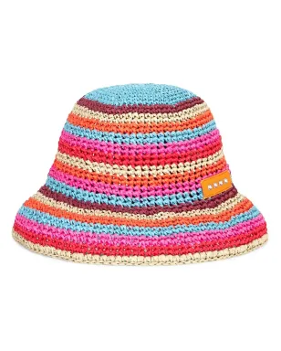 ETRO crochet striped bucket hat - サムネイル1
