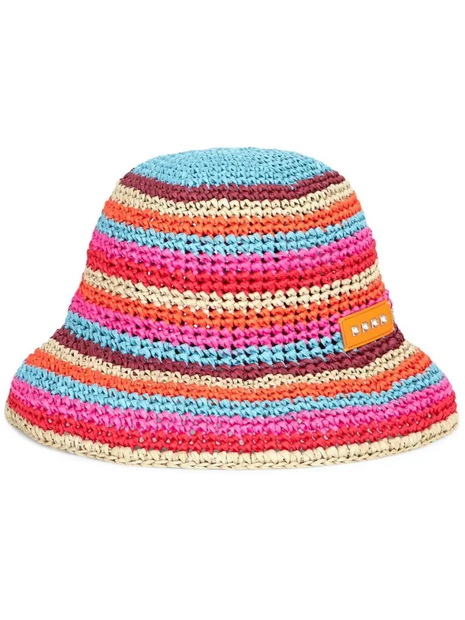 ETRO ETRO crochet striped bucket hatの商品画像
