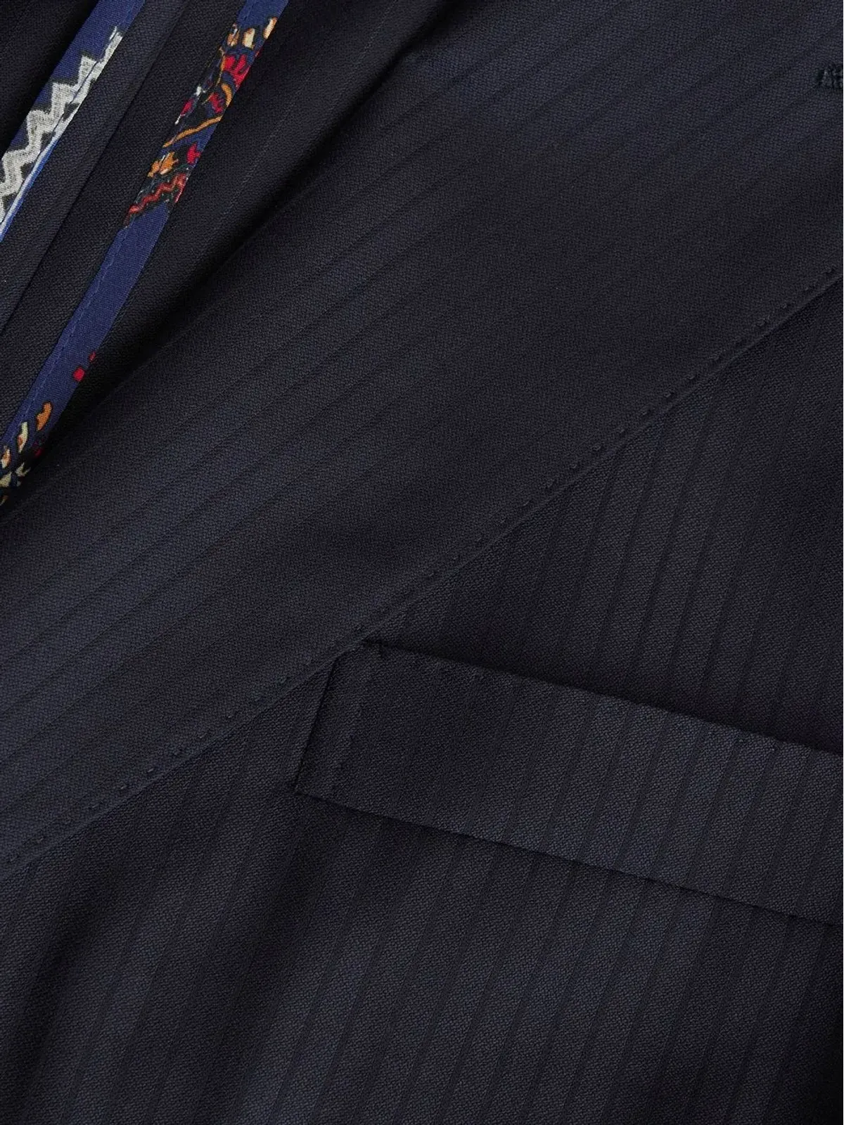 ETRO ピンストライプ柄 ダブルブレスト ブレザー - 画像3