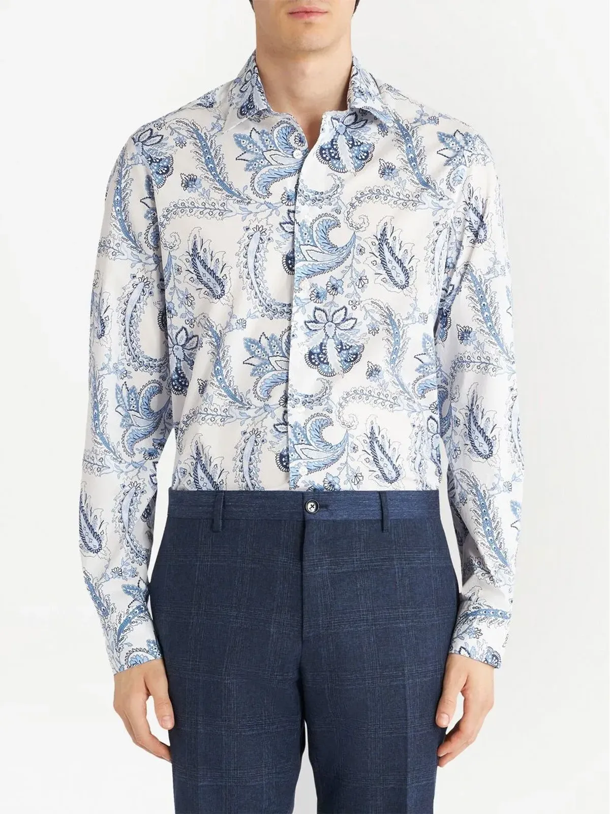 ETRO 花柄ペイズリープリントシャツ - 画像2