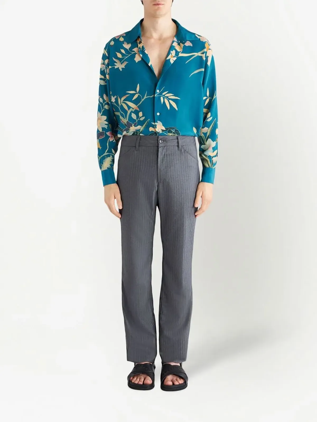 ETRO 長袖花柄プリントシャツ - 画像2