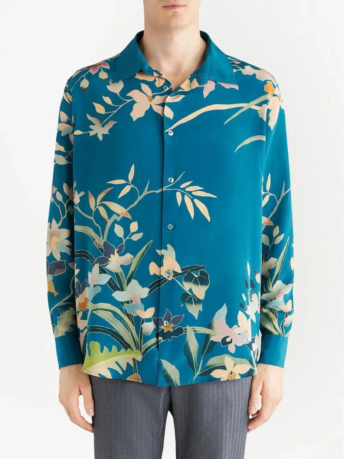 ETRO 長袖花柄プリントシャツ - 画像3