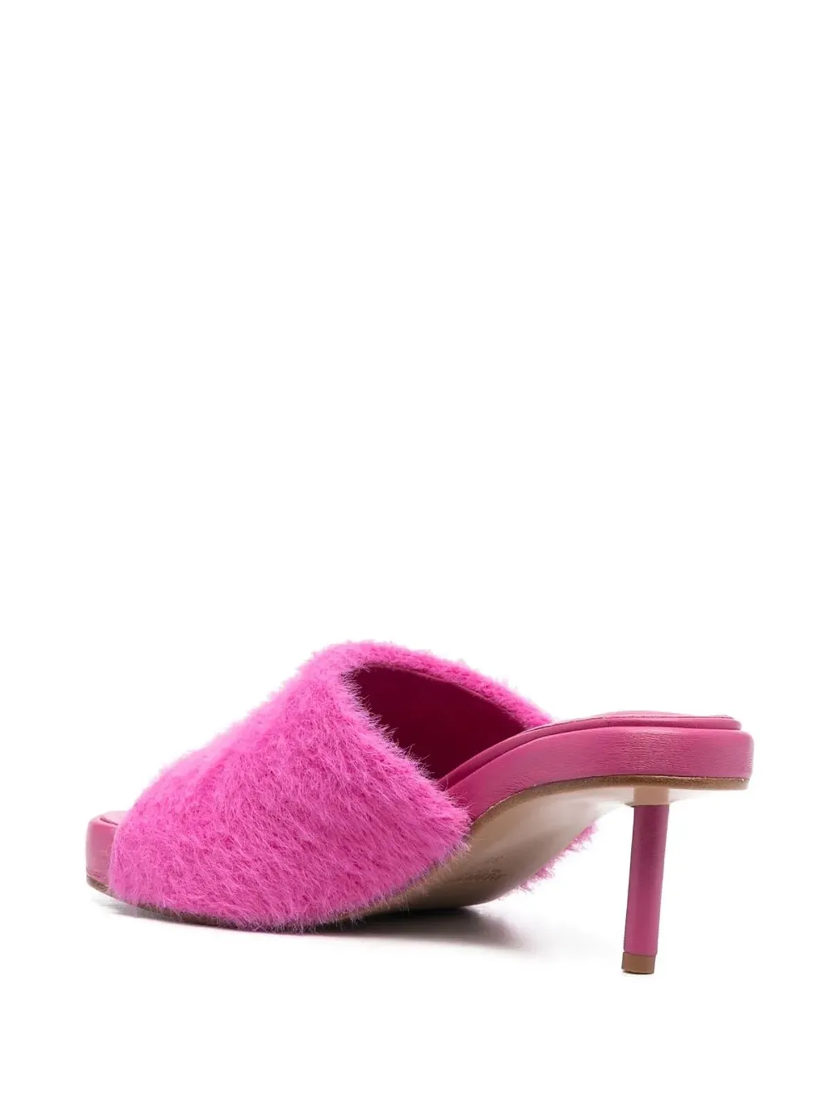 Jacquemus テクスチャード仕上げオープントゥサンダル - ピンク - 画像3