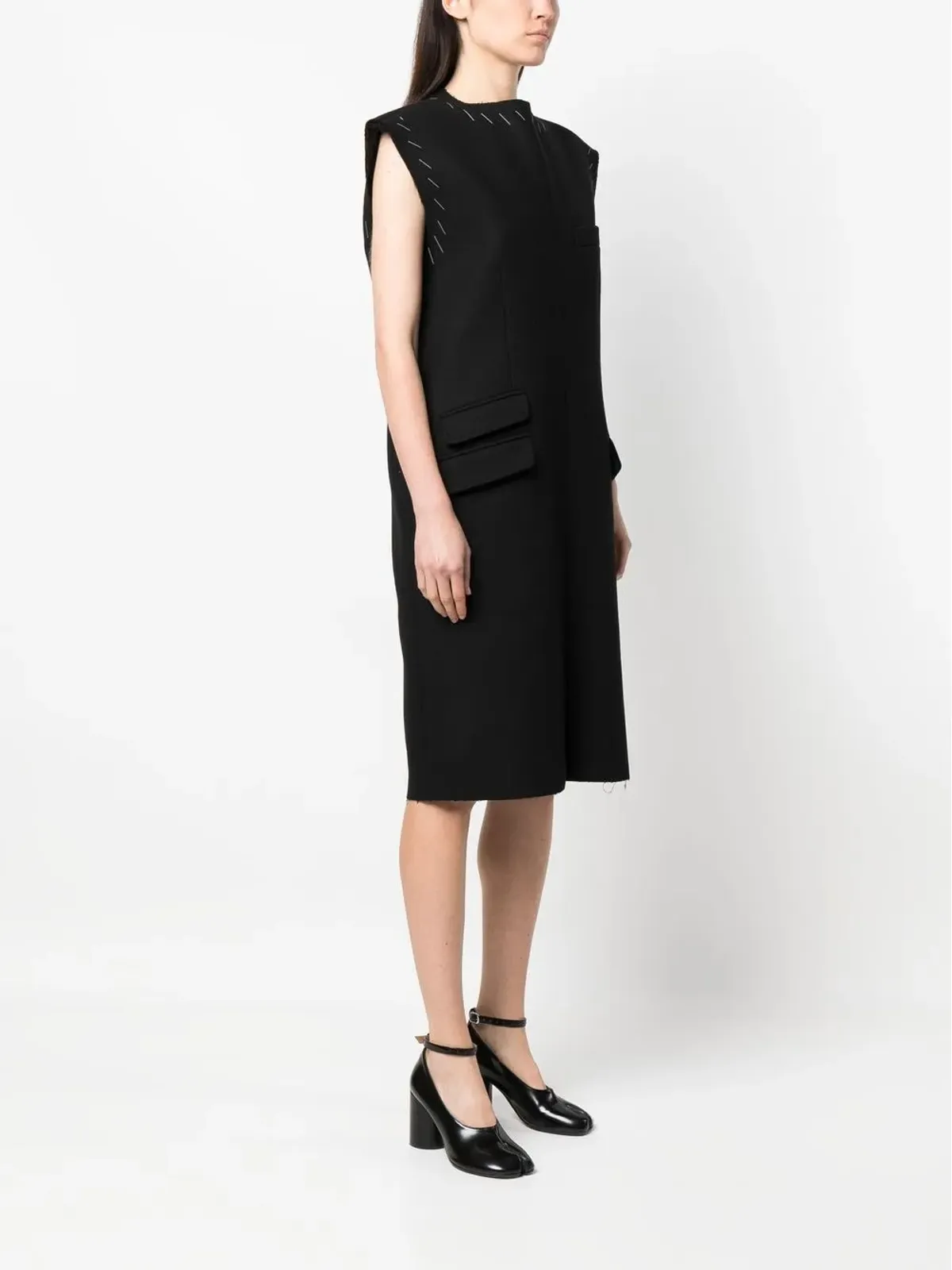 Maison Margiela ワークインプログレス ウールドレス - 画像3