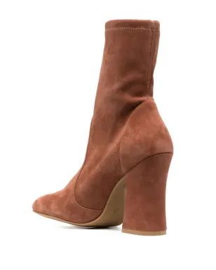 Stuart Weitzman ブロックヒールブーツ（ブラウン） - サムネイル3