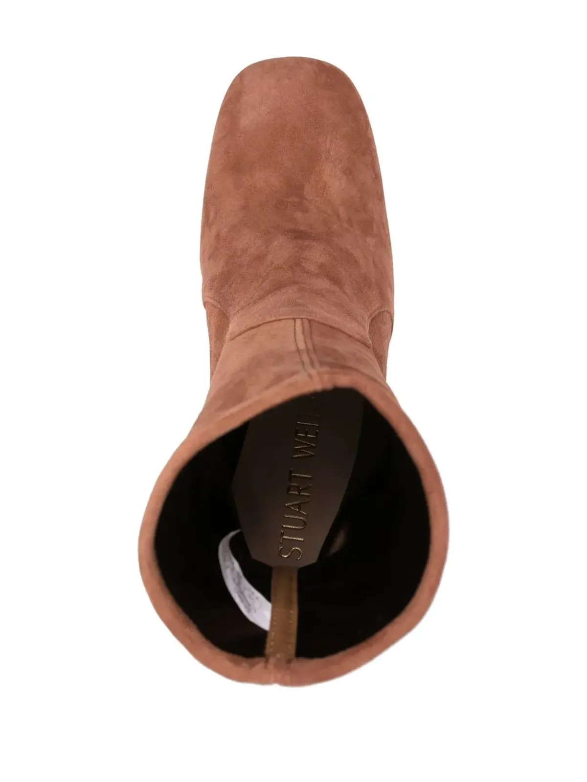 Stuart Weitzman ブロックヒールブーツ（ブラウン） - 画像4