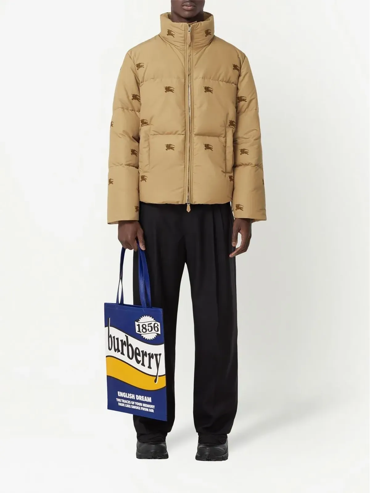 Burberry 刺繍ロゴ入りダウンジャケット - 画像2
