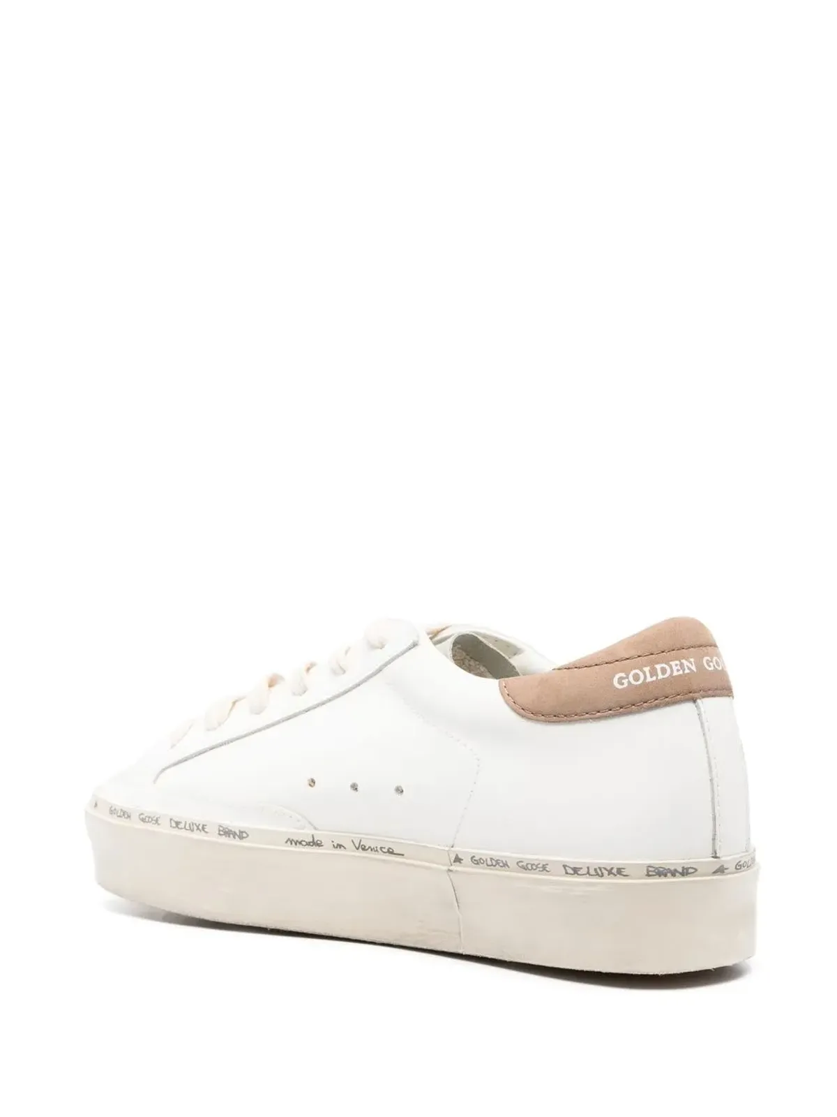 Golden Goose Hi Star レースアップスニーカー ホワイト - 画像2