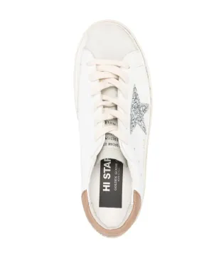 Golden Goose Hi Star レースアップスニーカー ホワイト - サムネイル3