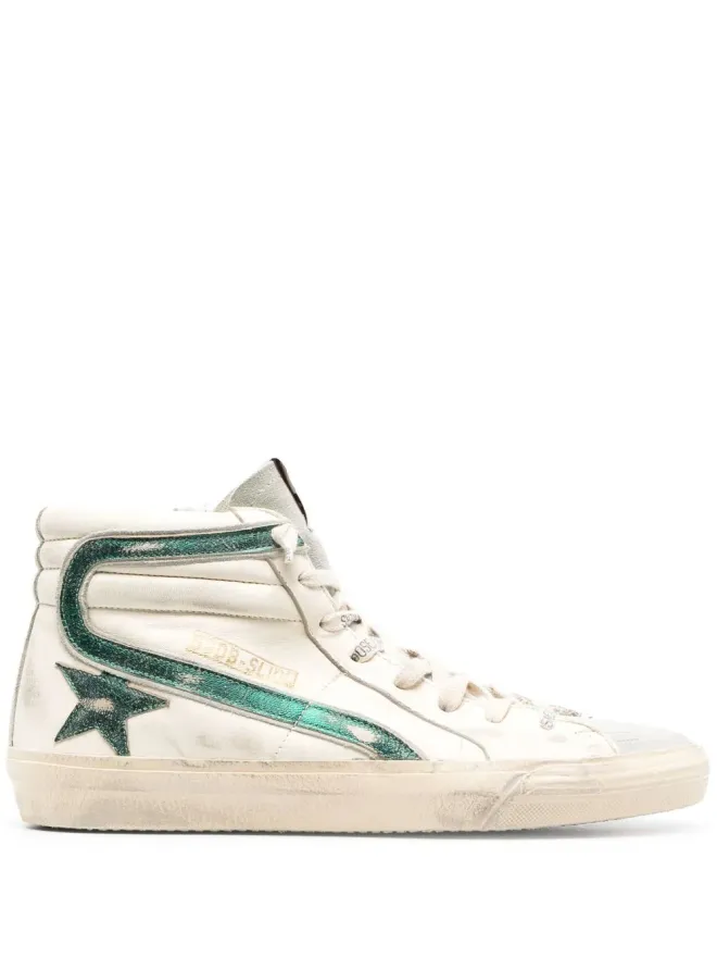 Golden Goose Golden Goose スライド distressed ハイトップスニーカーの商品画像