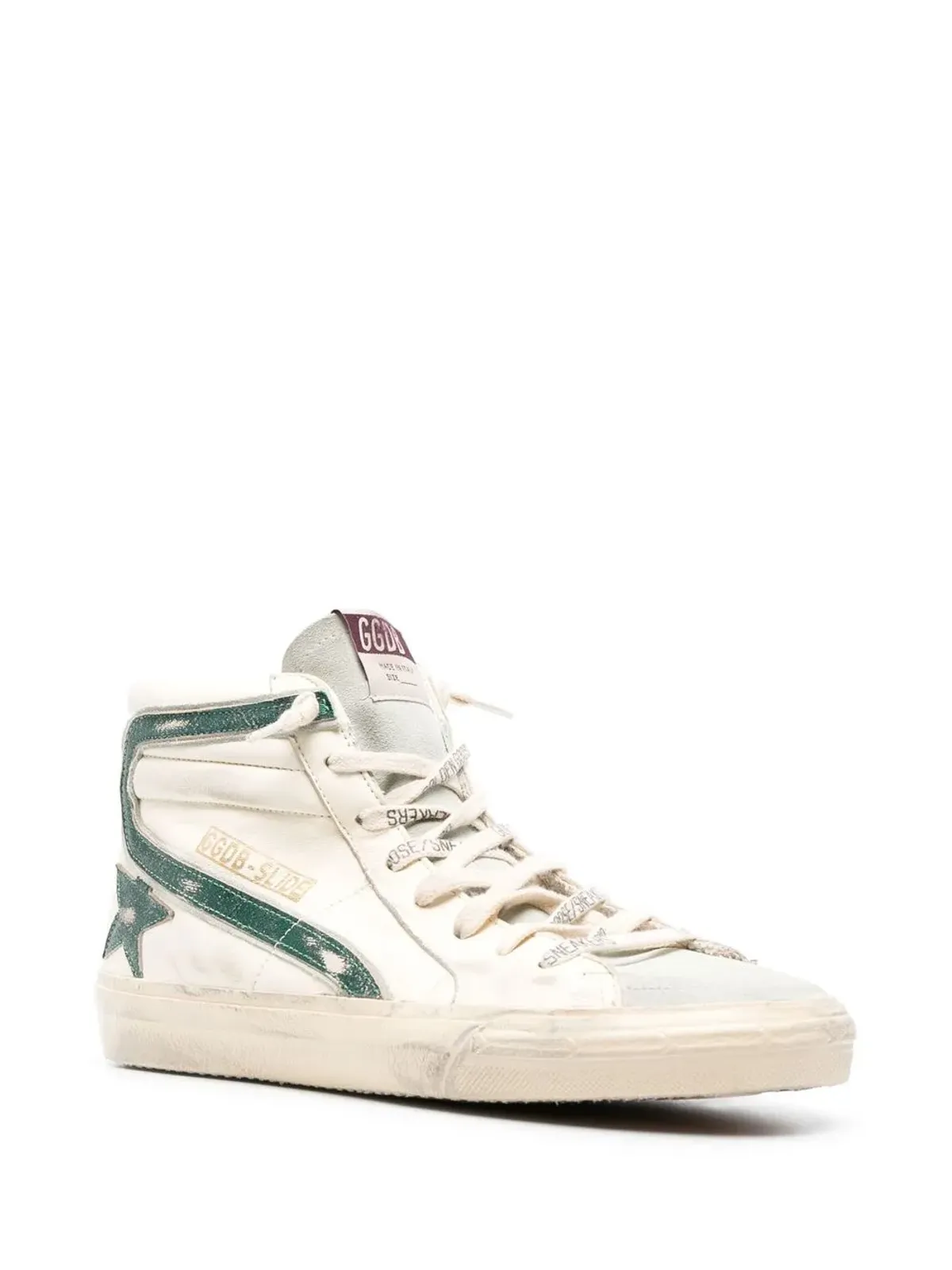 Golden Goose スライド distressed ハイトップスニーカー - 画像2