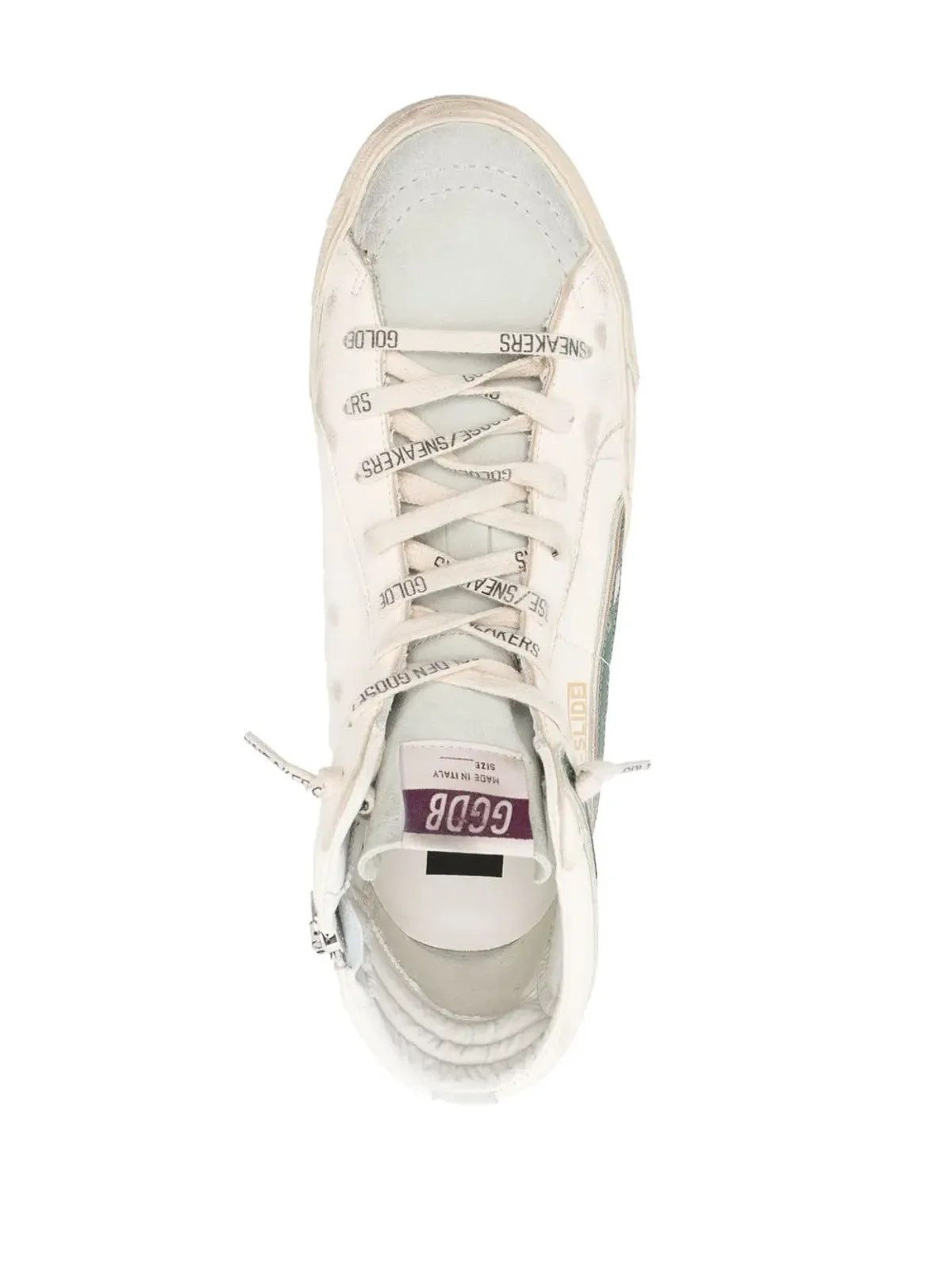 Golden Goose スライド distressed ハイトップスニーカー - 画像4
