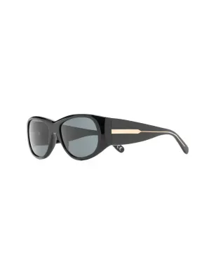 Marni Eyewear ワイドアームオーバルサングラス ブラック - サムネイル2