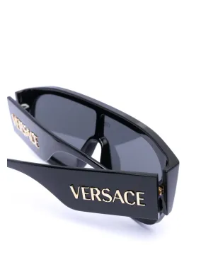 Versace Eyewear 90sロゴインジェクテッドマスクサングラス - サムネイル3