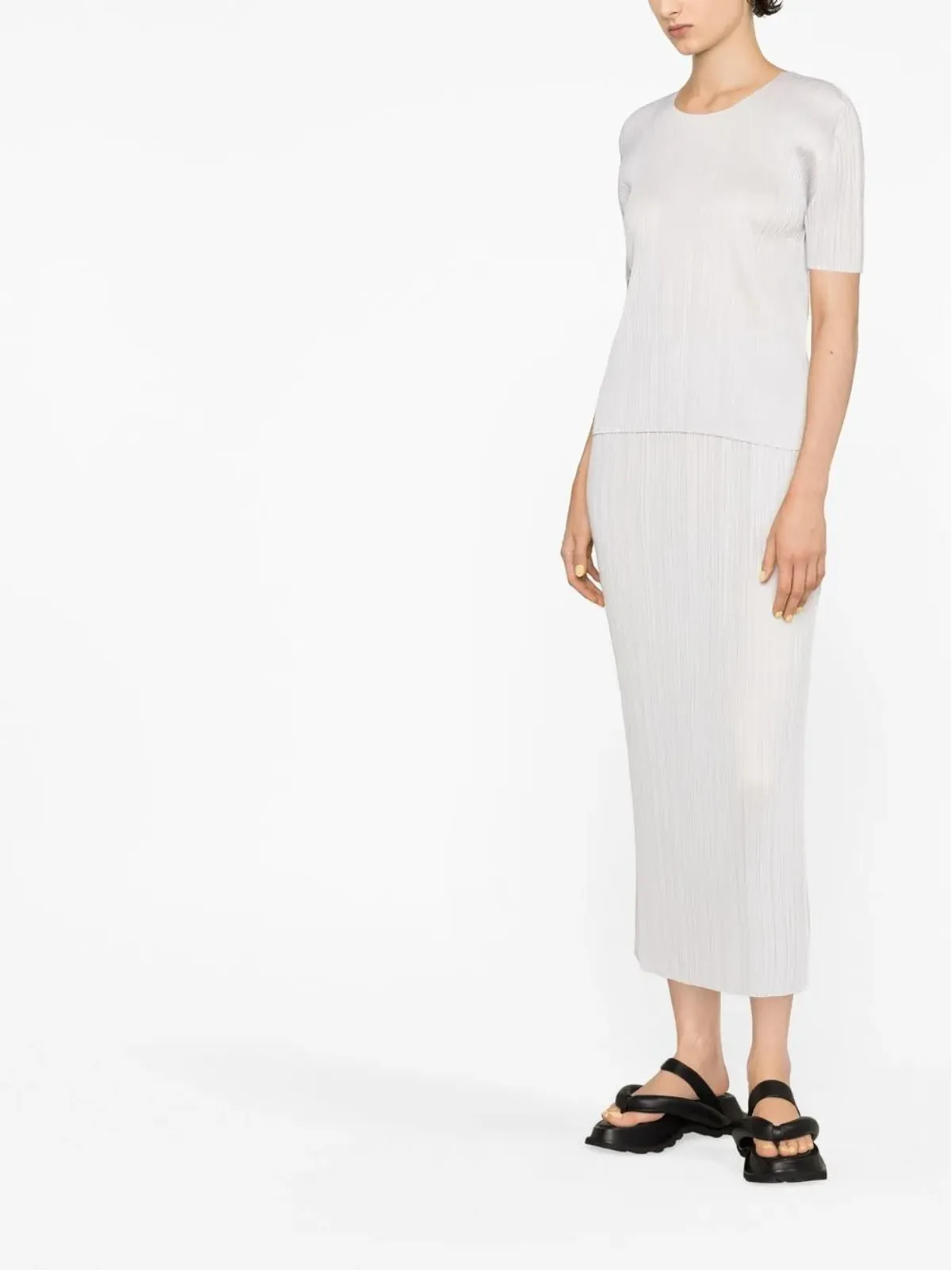 Pleats Please Issey Miyake プリーツプリーズ イッセイミヤケ プリーツ短袖Tシャツ - 画像4